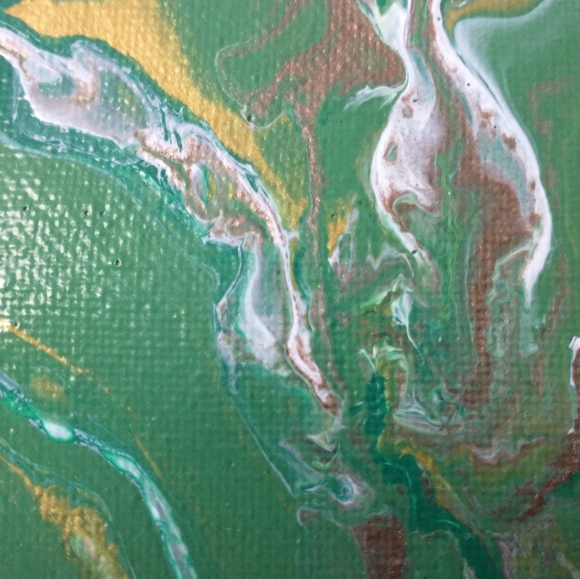 'EARTH VIBRATIONS' Original Acrylic Painting 2023, DESIGNS BY SANDY 9"x12" - Picture 2 of 15